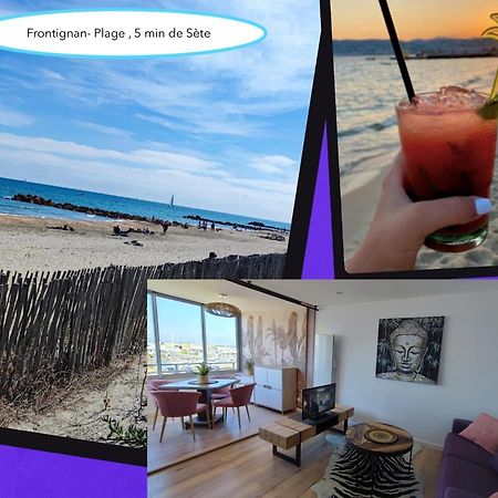 La Perle Bleue, 100 M De La Plage, Parking, Wifi Frontignan Εξωτερικό φωτογραφία